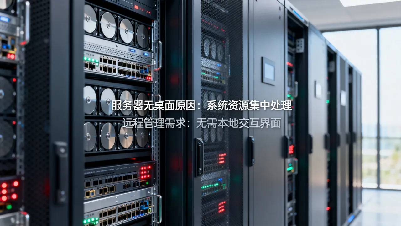 服务器为什么没有桌面，服务器没有桌面是什么原因？