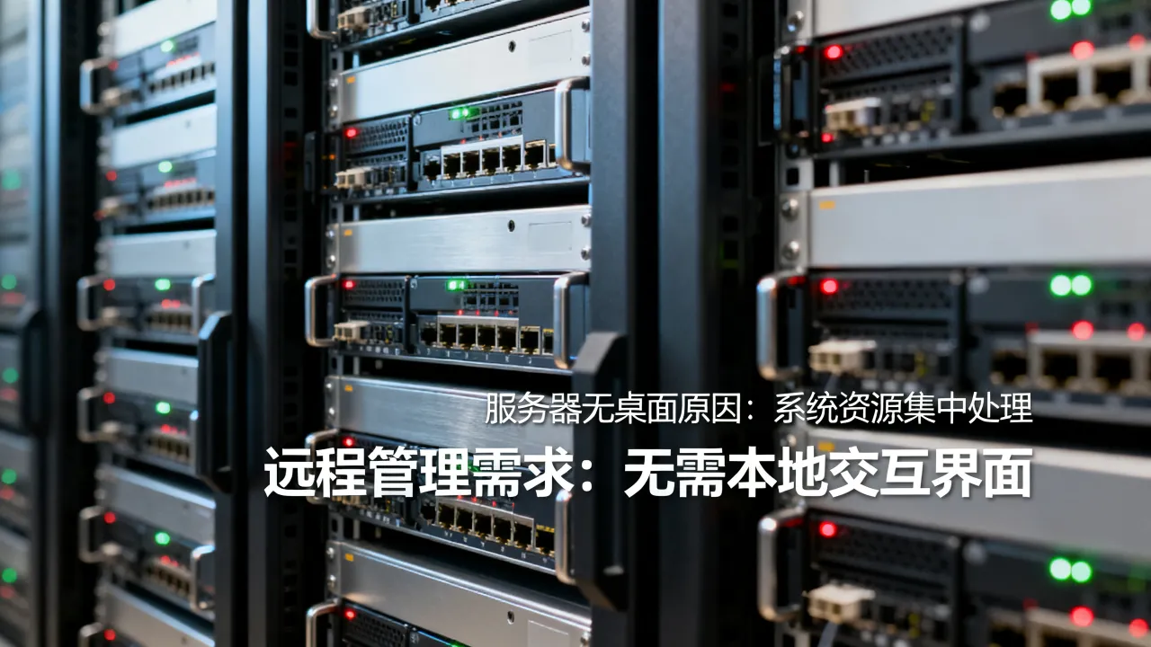 服务器为什么没有桌面，服务器没有桌面是什么原因？