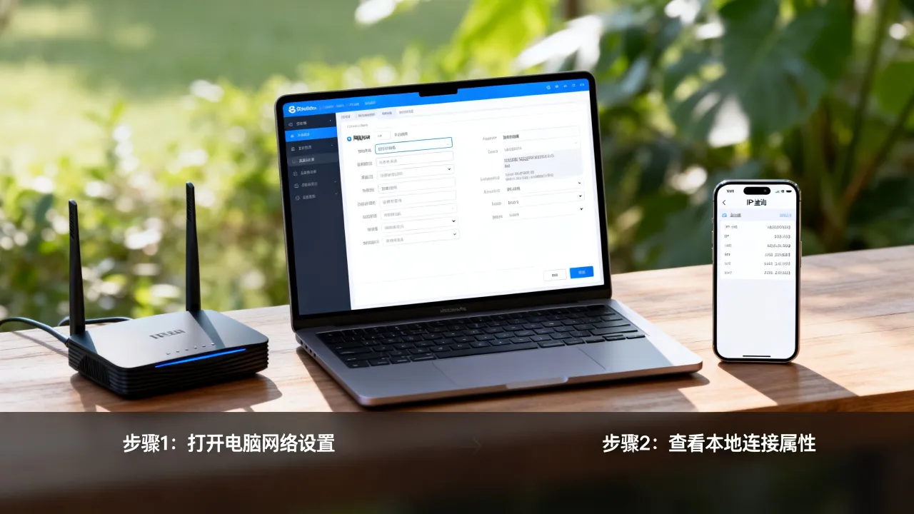 怎样查宽带服务器地址，宽带IP地址怎么查看