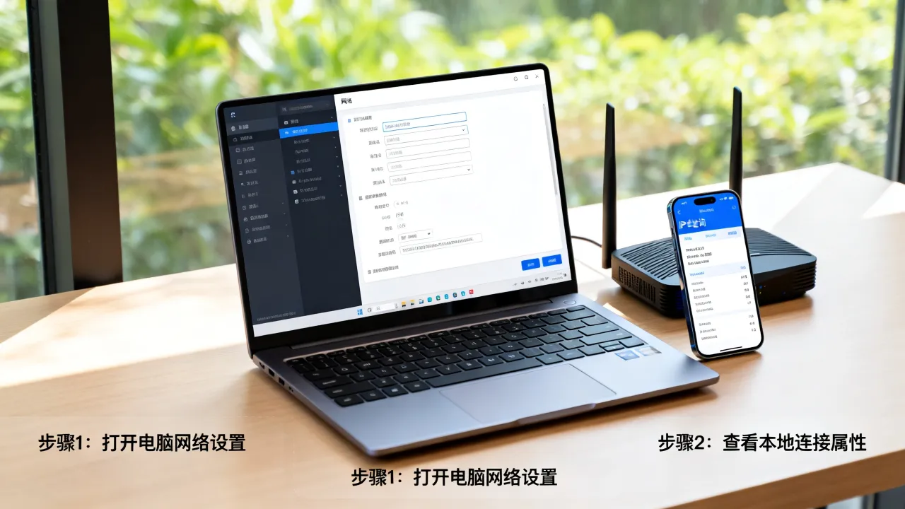怎样查宽带服务器地址，宽带IP地址怎么查看