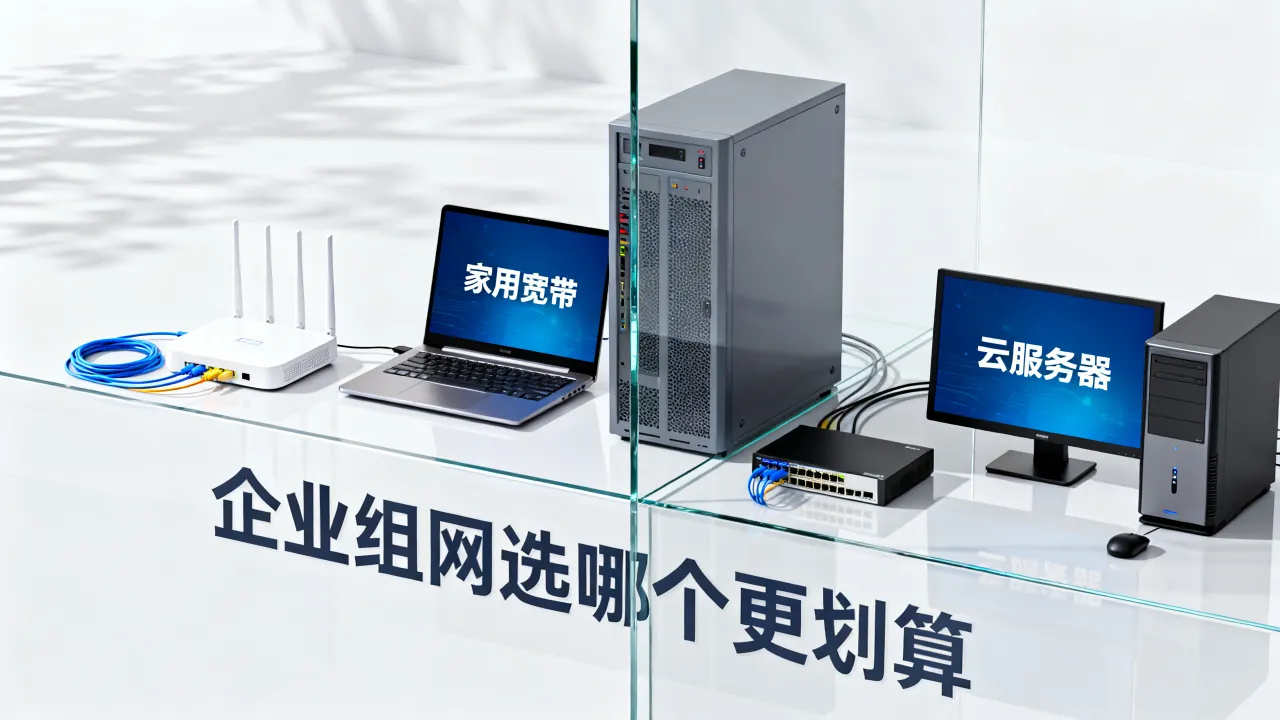 宽带好还是云服务器好？企业组网选哪个更划算，家用宽带与云主机性能对比