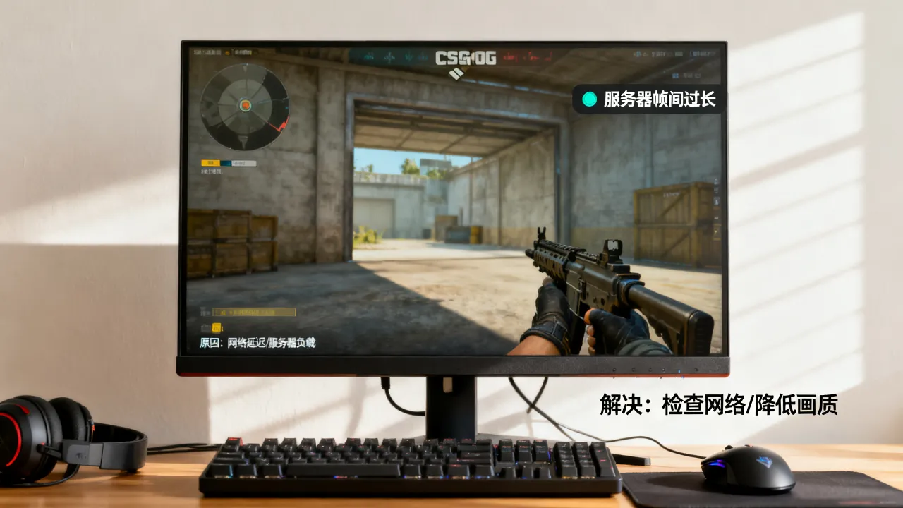 csgo为什么会显示服务器帧间过长，帧间过长怎么解决
