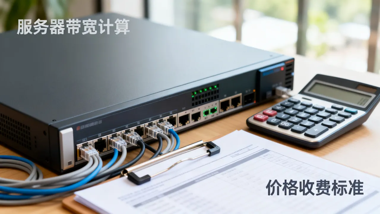 服务器宽带费怎么算，服务器带宽价格收费标准