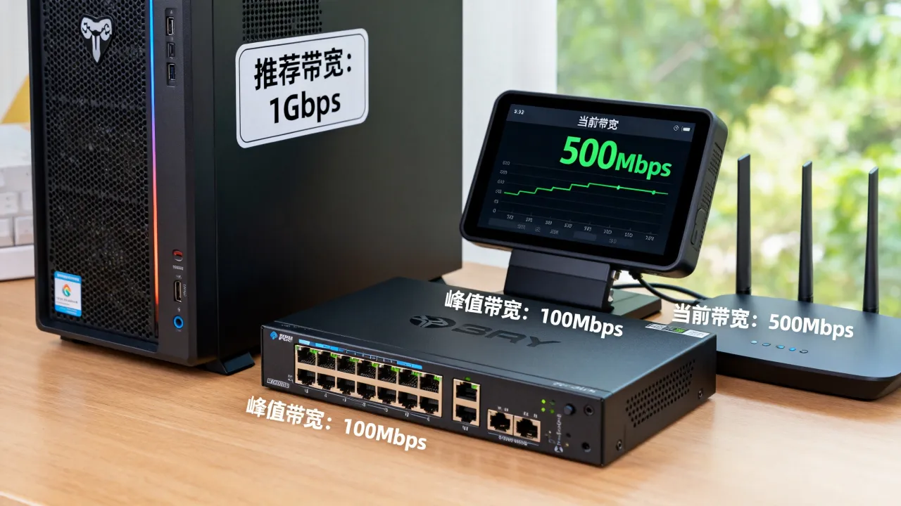 游戏服务器需要多少带宽才够用？游戏服务器带宽配置要求多少合适