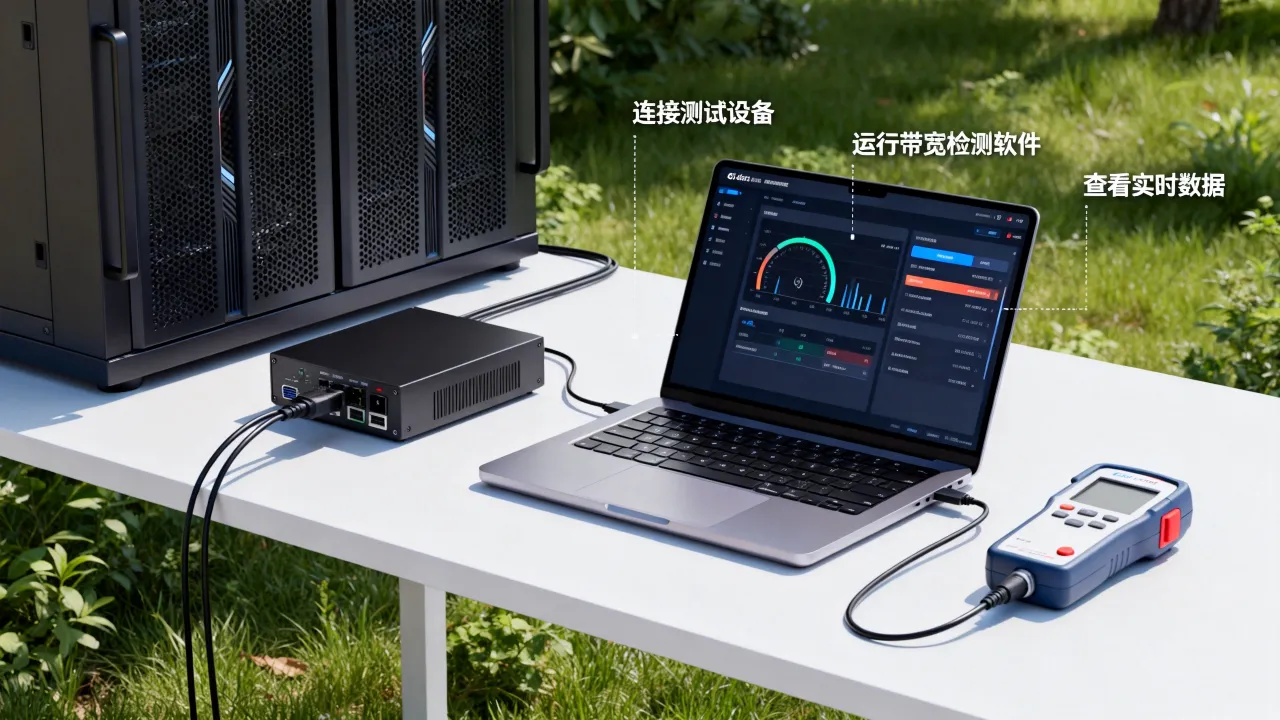 服务器宽带检测具体怎么做？如何测试带宽大小