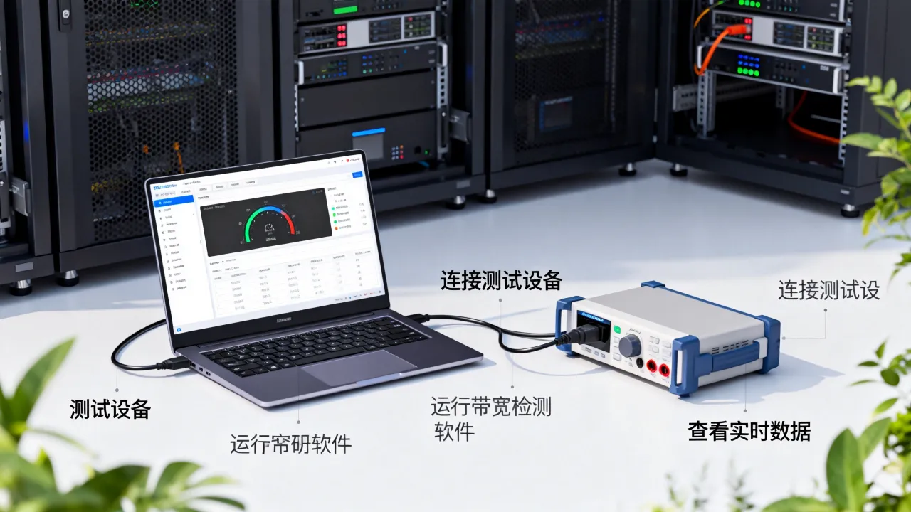 服务器宽带检测具体怎么做？如何测试带宽大小