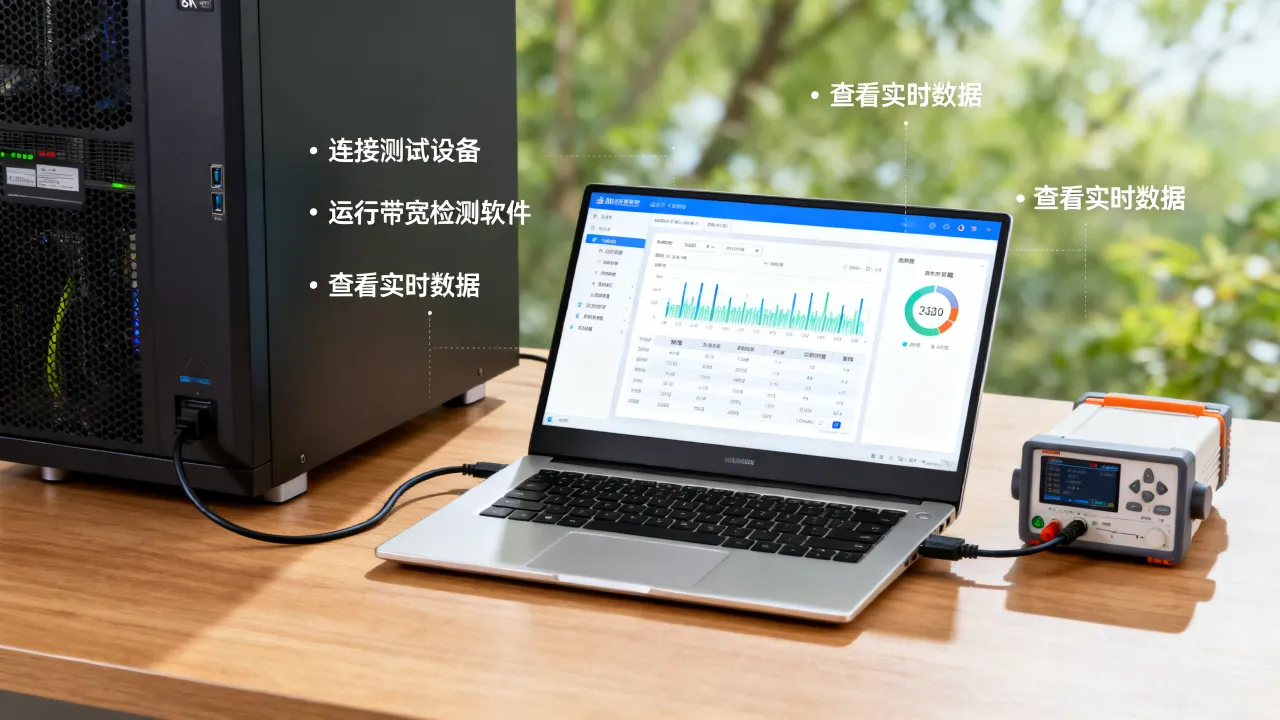 服务器宽带检测具体怎么做？如何测试带宽大小