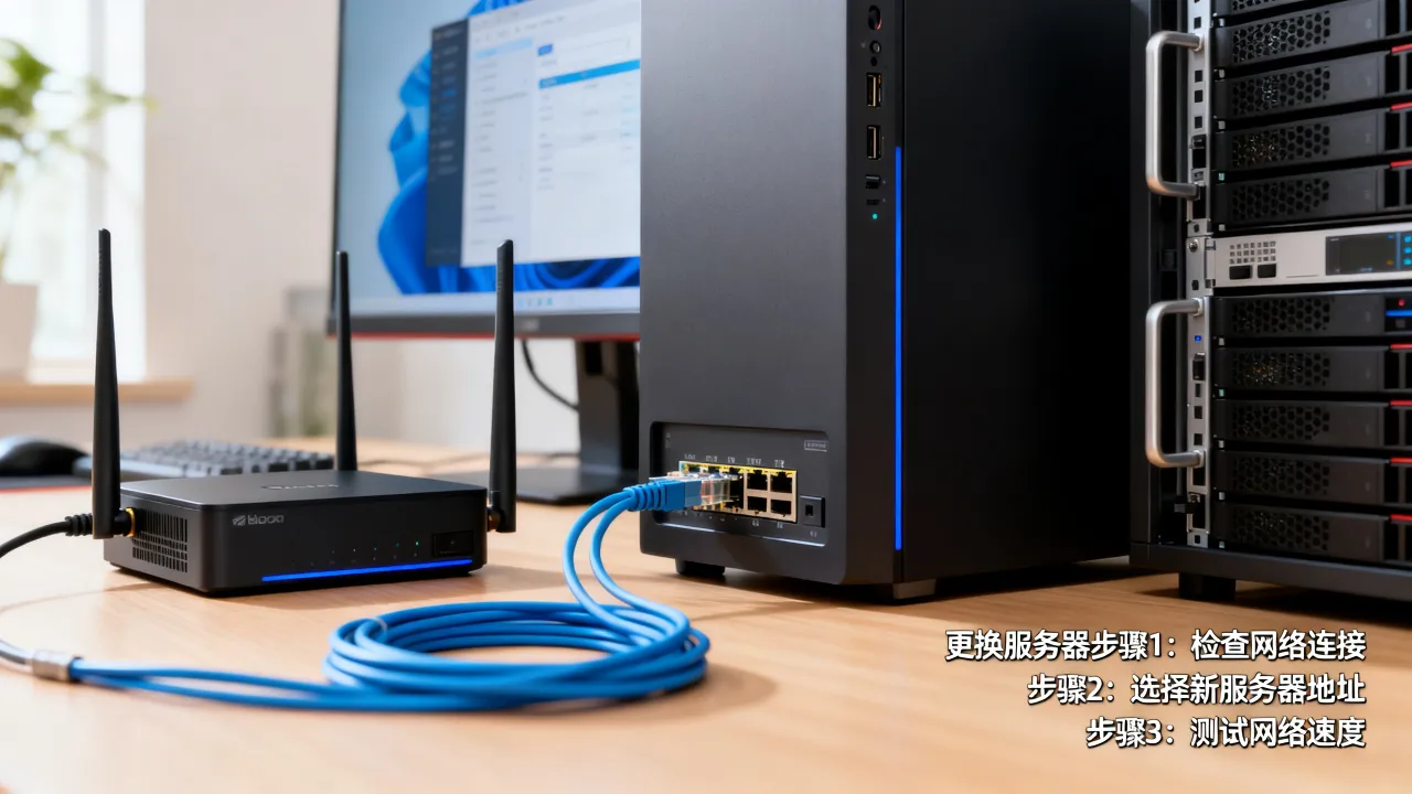 电脑网速服务器怎么换？如何提升电脑网速服务器设置