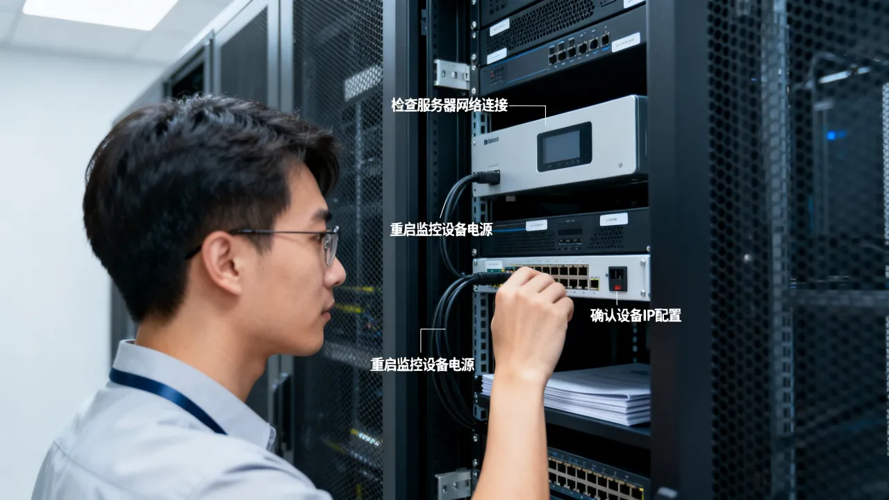 中维世纪服务器中断怎么恢复正常，监控设备离线连接解决