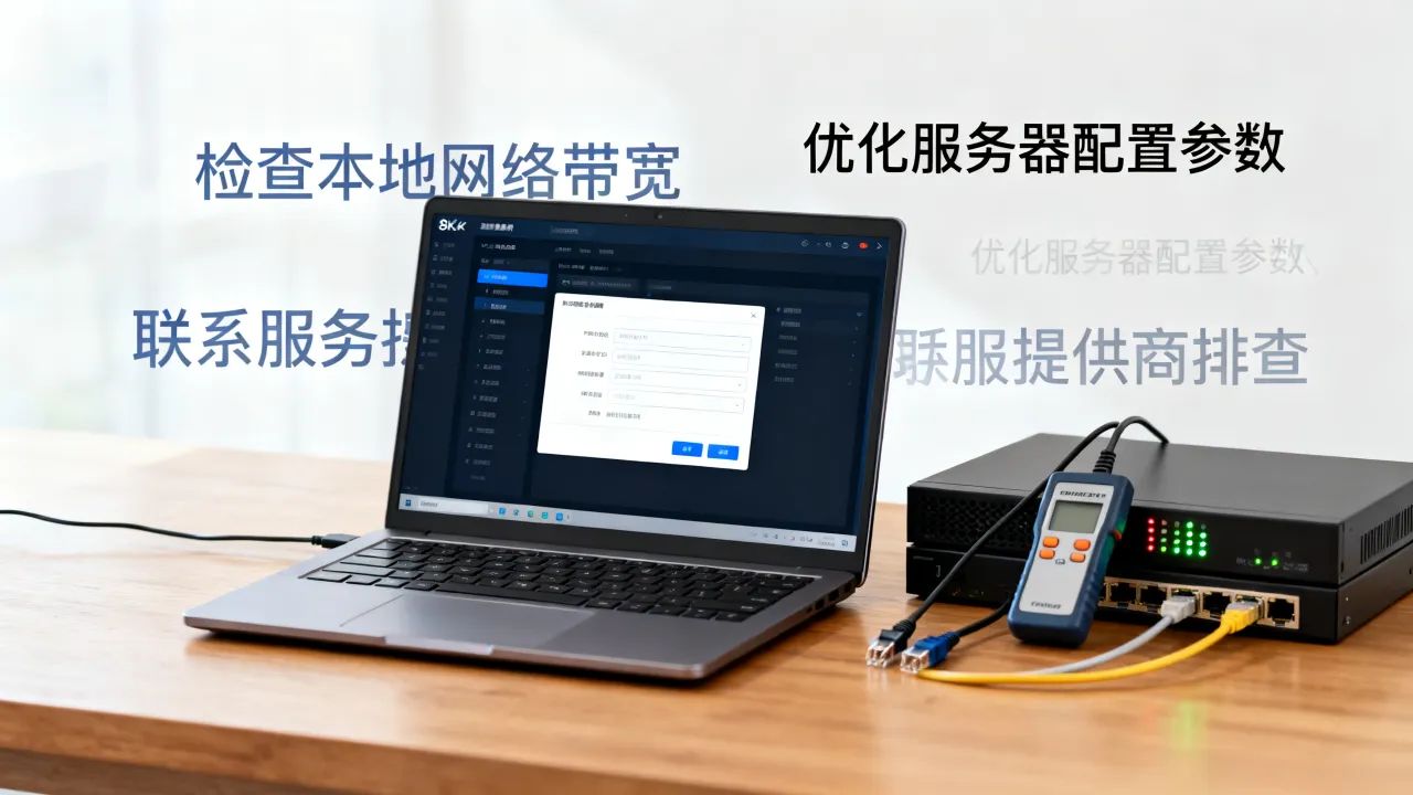 远程服务器网速特别慢怎么办，远程服务器网速慢怎么解决