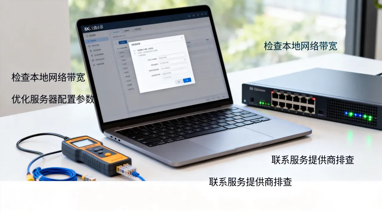 远程服务器网速特别慢怎么办，远程服务器网速慢怎么解决