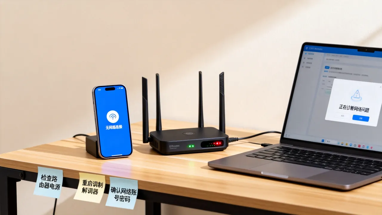 wifi宽带连接服务器无响应怎么办，wifi连接不上怎么解决