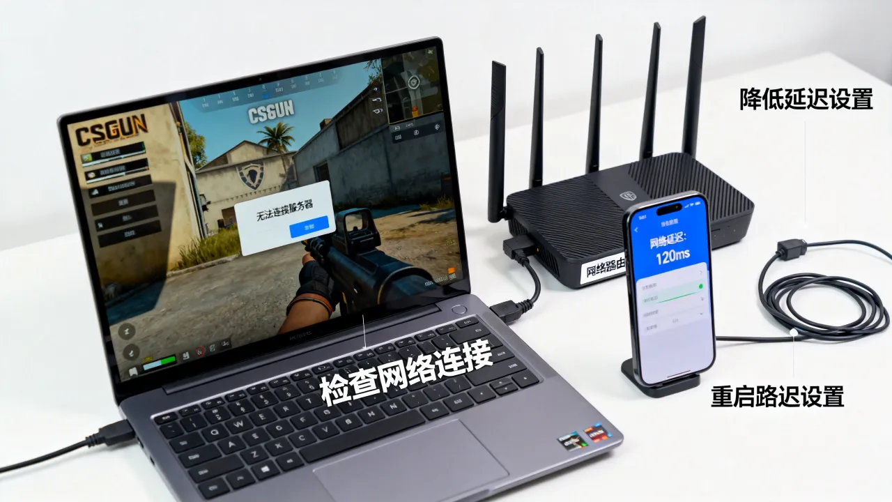 csgo为什么老是无法与服务器连接，连接超时网络延迟高如何解决