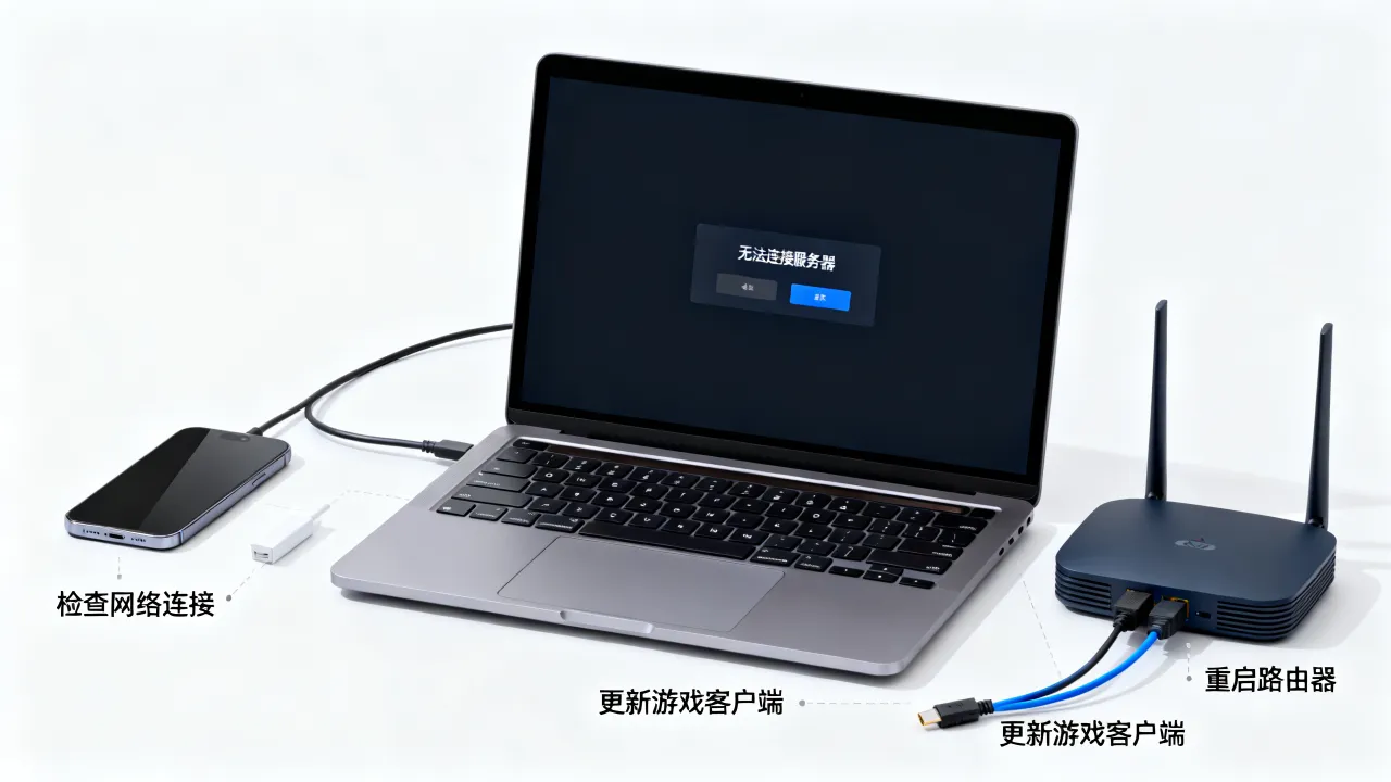 LOL无法连接服务器因为什么原因，怎么解决