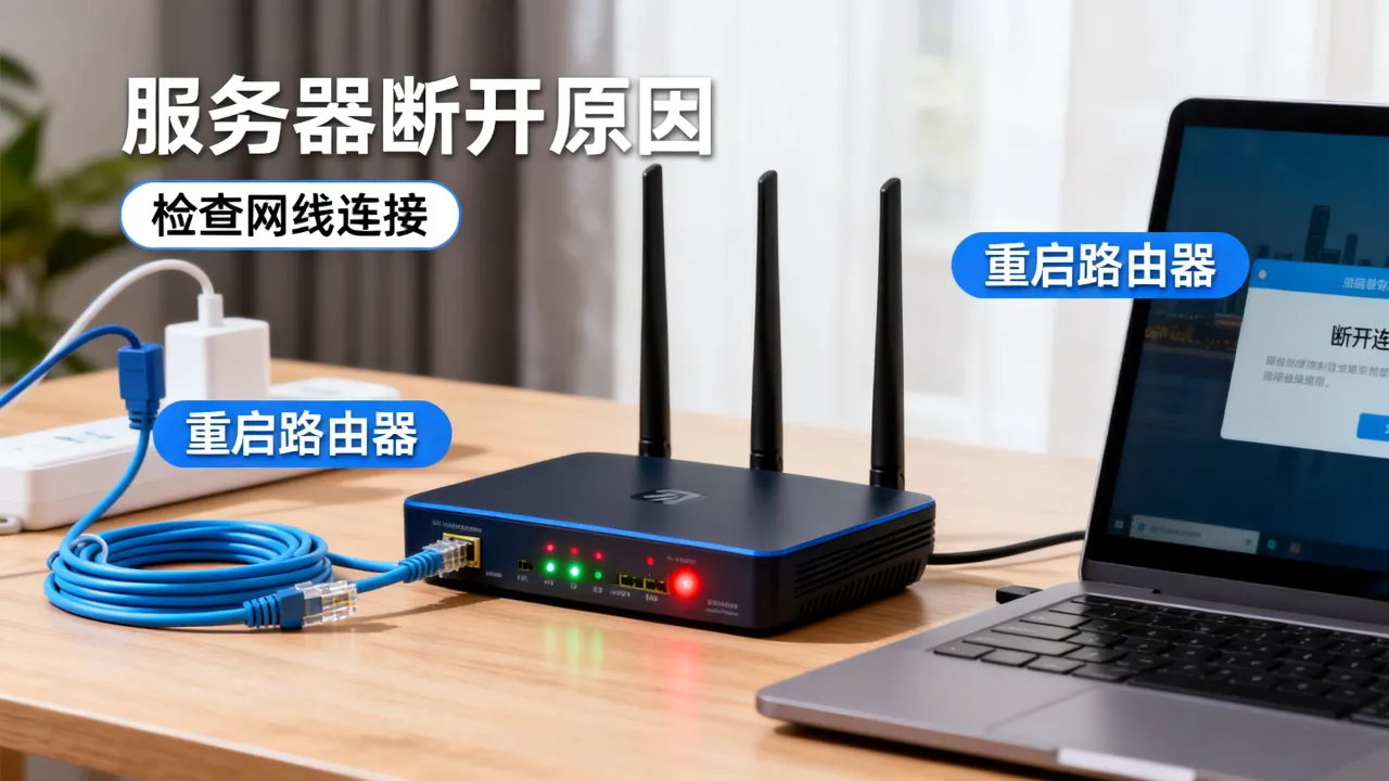 宽带服务器断开是什么原因，宽带连接经常断开怎么解决？