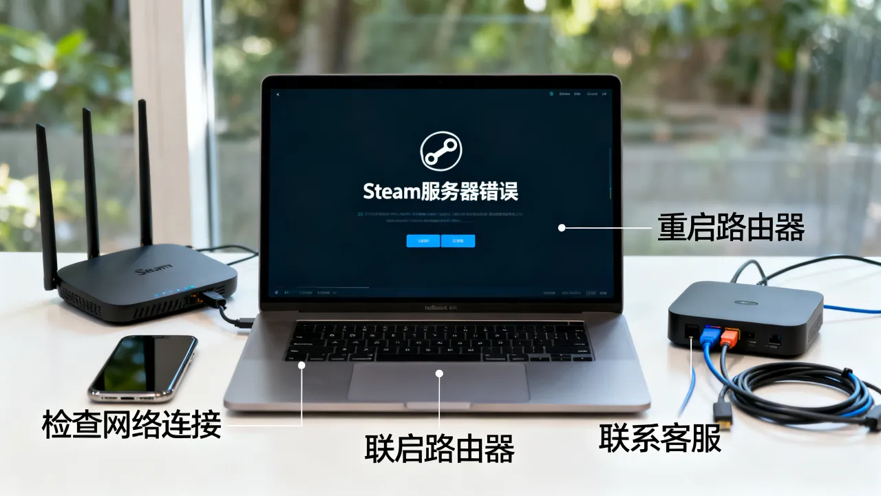 Steam为什么服务器错误，Steam服务器错误怎么解决？