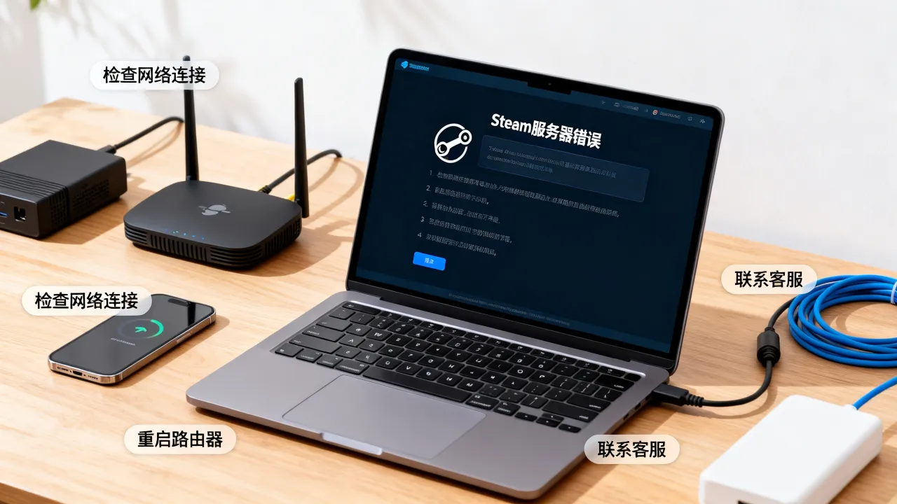 Steam为什么服务器错误，Steam服务器错误怎么解决？
