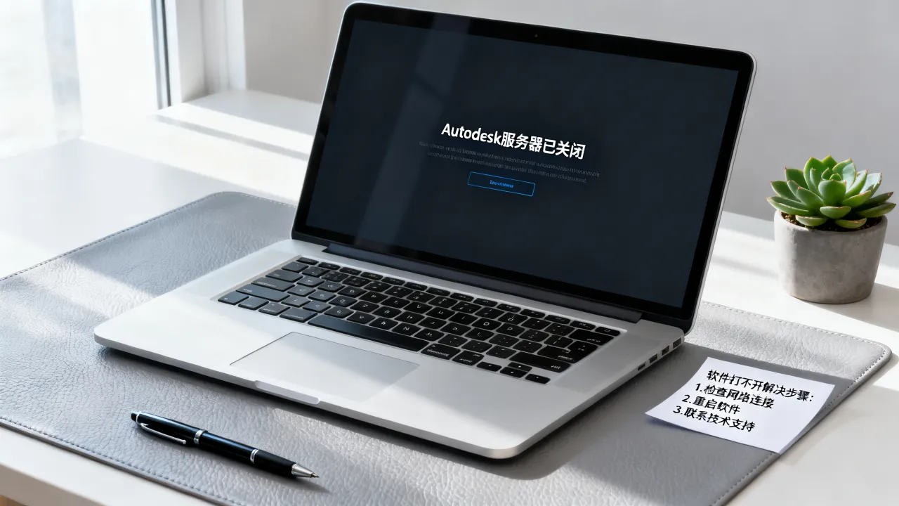 Autodesk服务器已关闭为什么，软件打不开怎么解决？