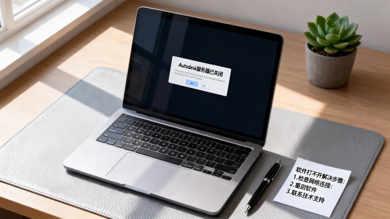 Autodesk服务器已关闭为什么，软件打不开怎么解决？