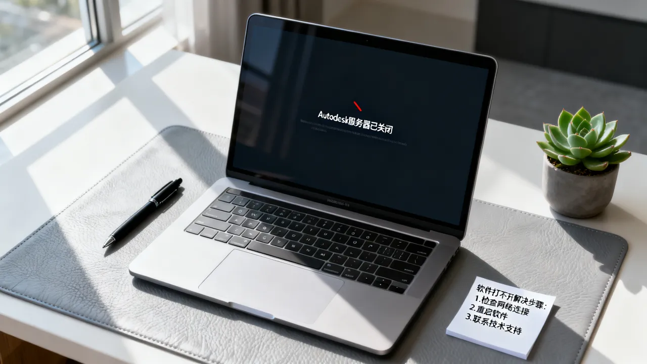 Autodesk服务器已关闭为什么，软件打不开怎么解决？