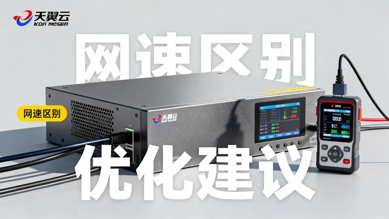 天翼云服务器网速有什么区别？天翼云服务器网速慢怎么办？