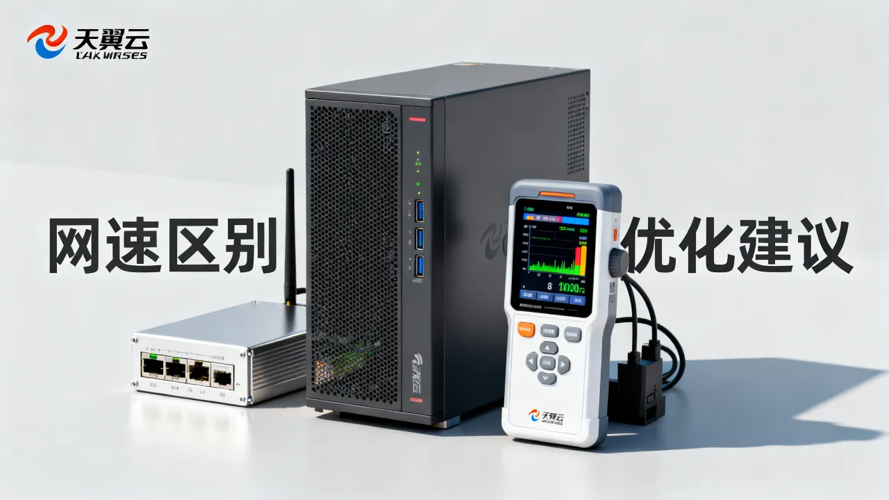 天翼云服务器网速有什么区别？天翼云服务器网速慢怎么办？