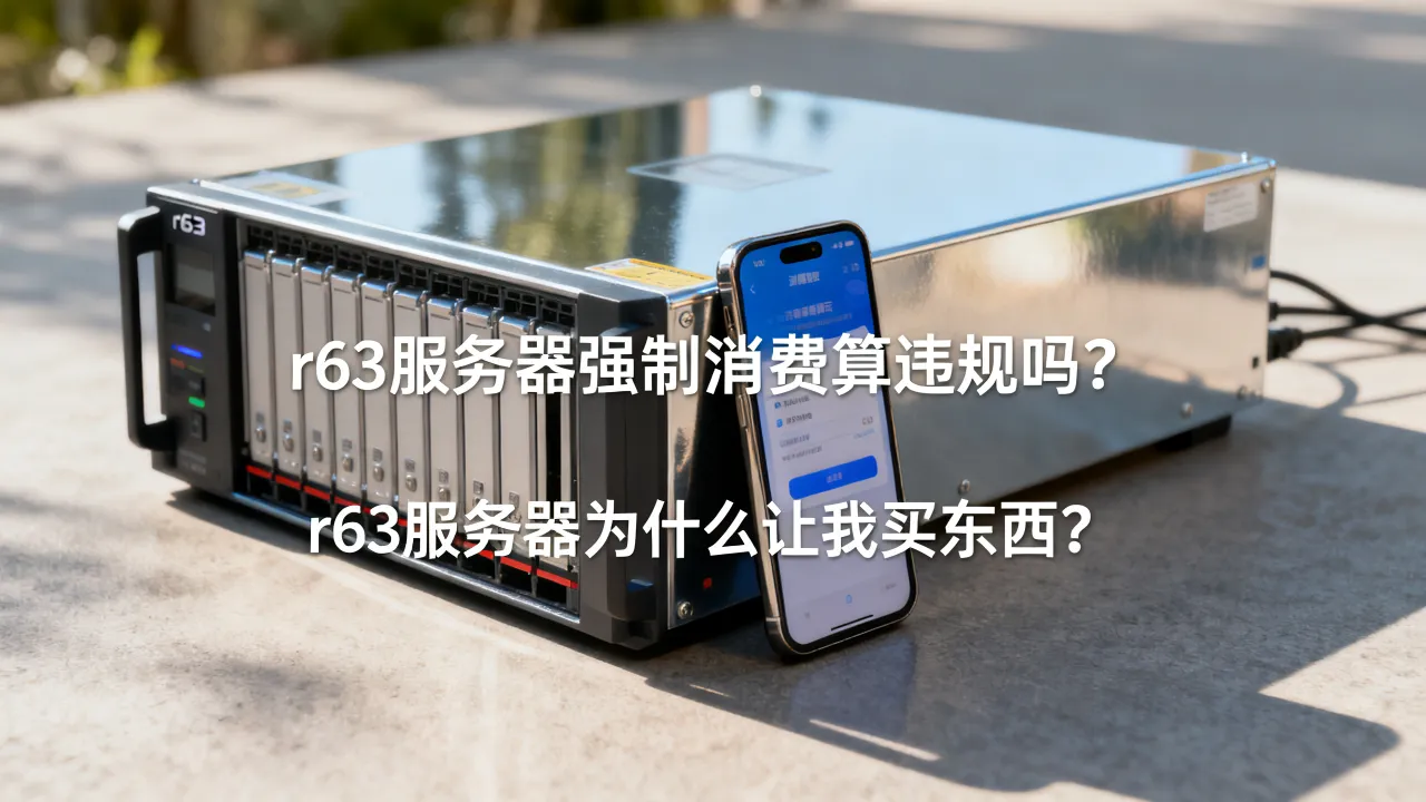 r63服务器为什么让我买东西,r63服务器强制消费算违规吗 r63服务器为什么让我买东西,r63服务器强制消费算违规吗