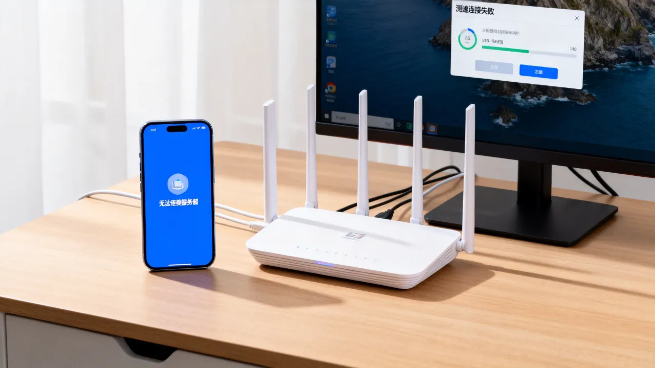speedtest为什么无法连接服务器，测速连接失败是什么原因