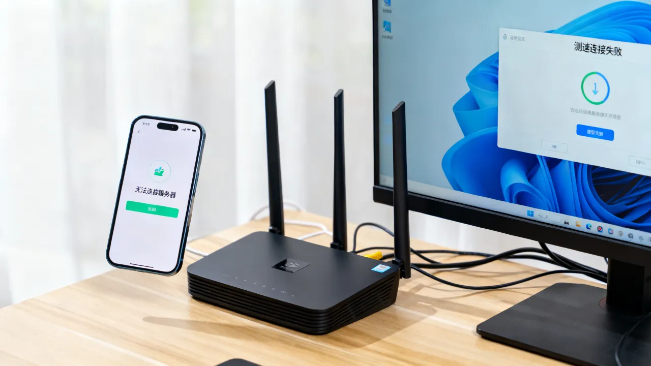 speedtest为什么无法连接服务器，测速连接失败是什么原因
