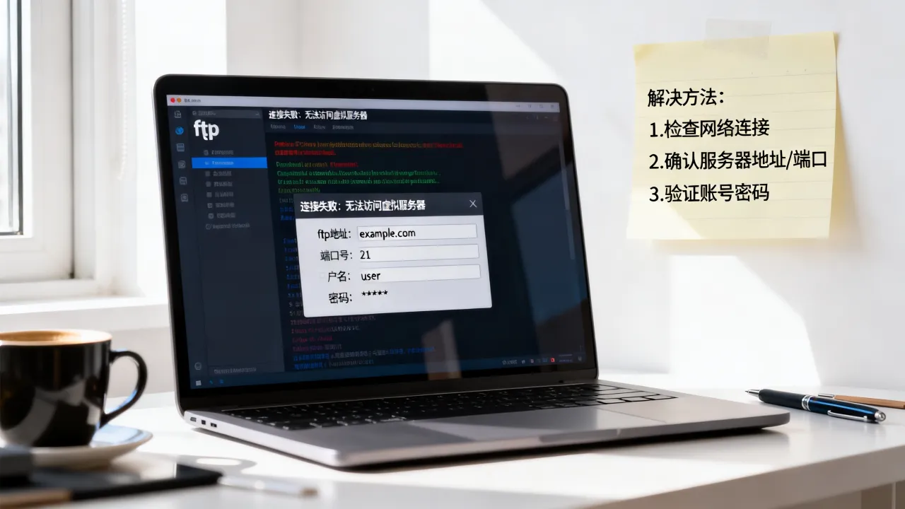 ftp软件为什么打不开虚拟服务器，虚拟主机连接失败的解决方法是什么