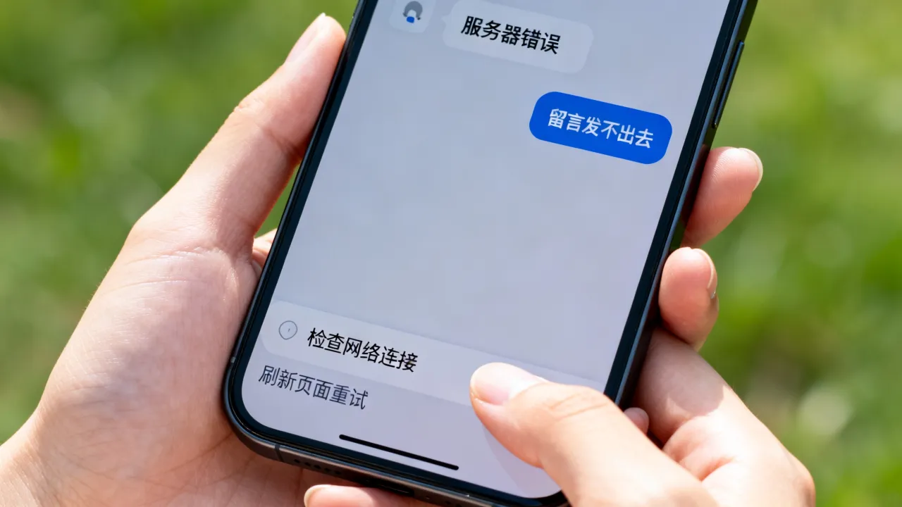 qq空间留言为什么服务器错误，留言发不出去怎么办