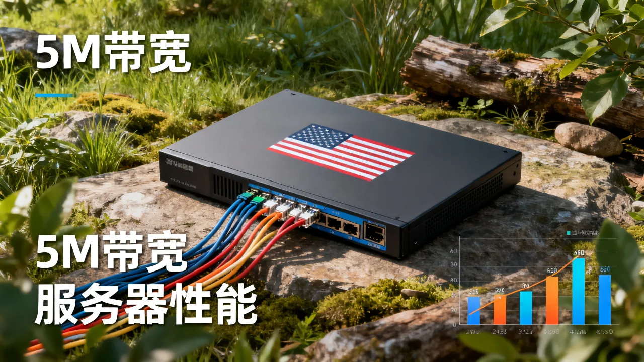 美国服务器5m宽带够不够用，美国服务器5M带宽能带多少网站？