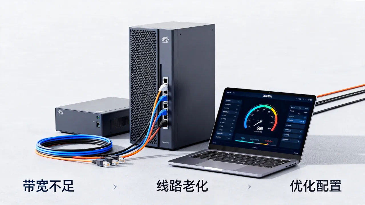 天翼云服务器宽带慢是什么原因，怎么解决？