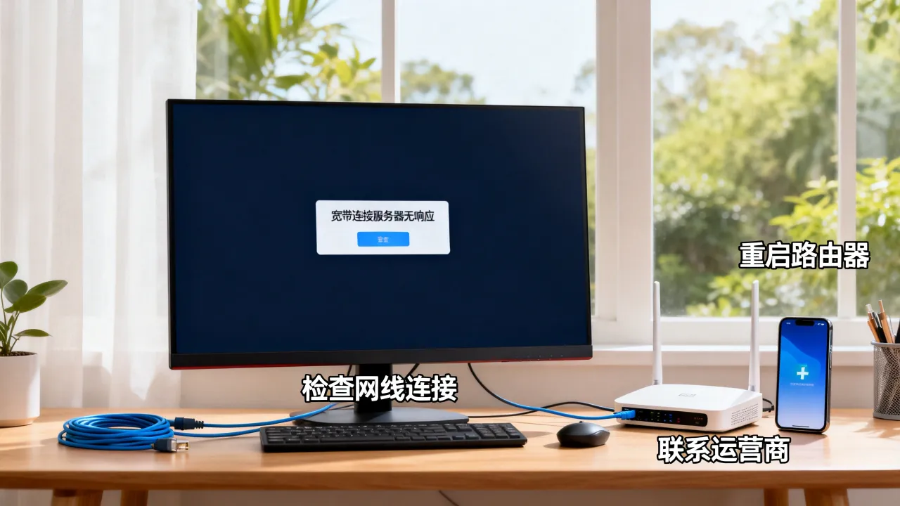 宽带连接服务器无响应怎么办,宽带连接服务器无响应是什么原因? 宽带连接服务器无响应怎么办,宽带连接服务器无响应是什么原因?