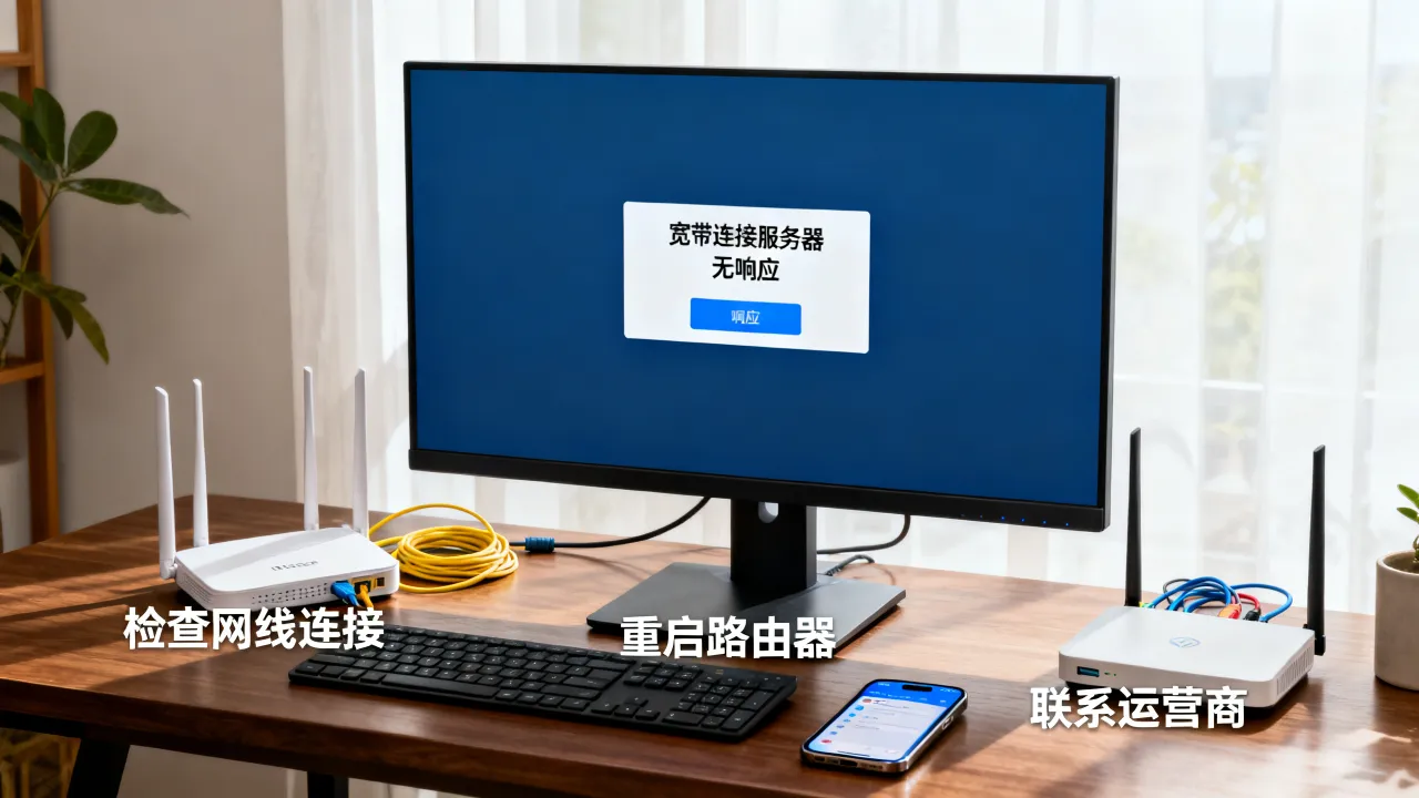 宽带连接服务器无响应怎么办,宽带连接服务器无响应是什么原因? 宽带连接服务器无响应怎么办,宽带连接服务器无响应是什么原因?
