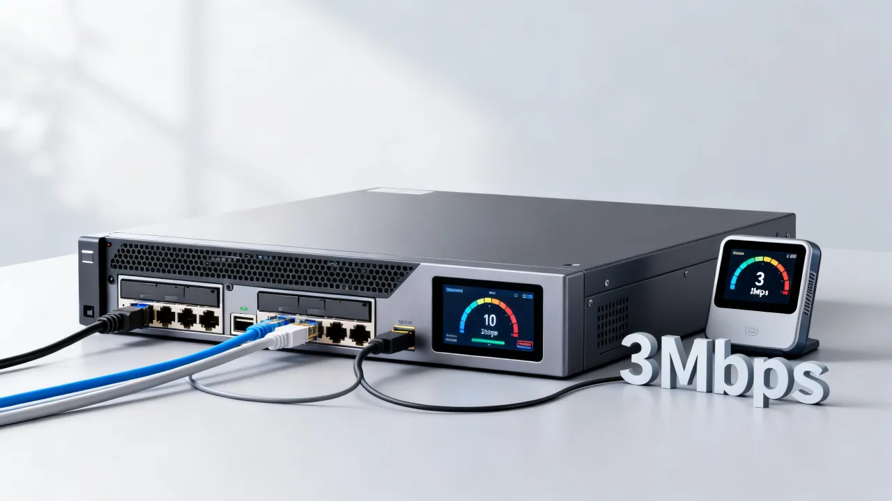 服务器3mbps是多少网速，3mbps每秒下载速度相当于多少兆宽带？