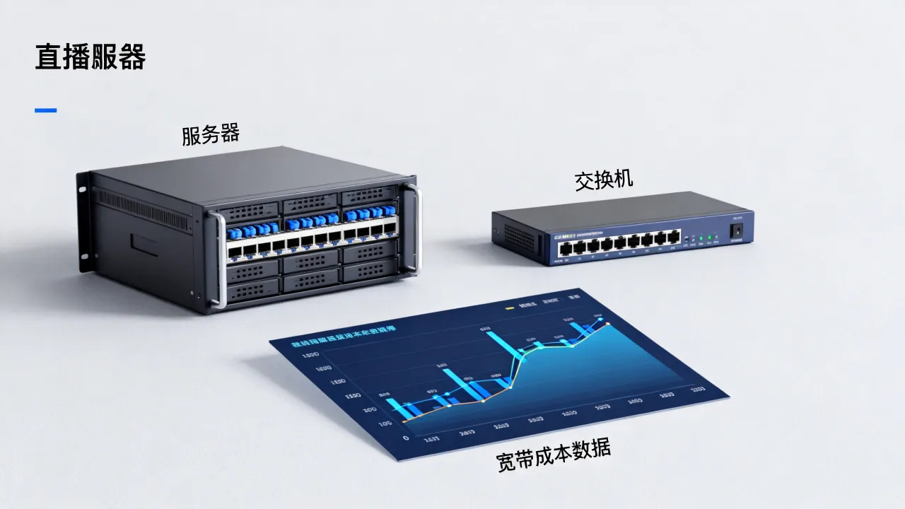 直播服务器宽带成本高吗，如何降低费用？