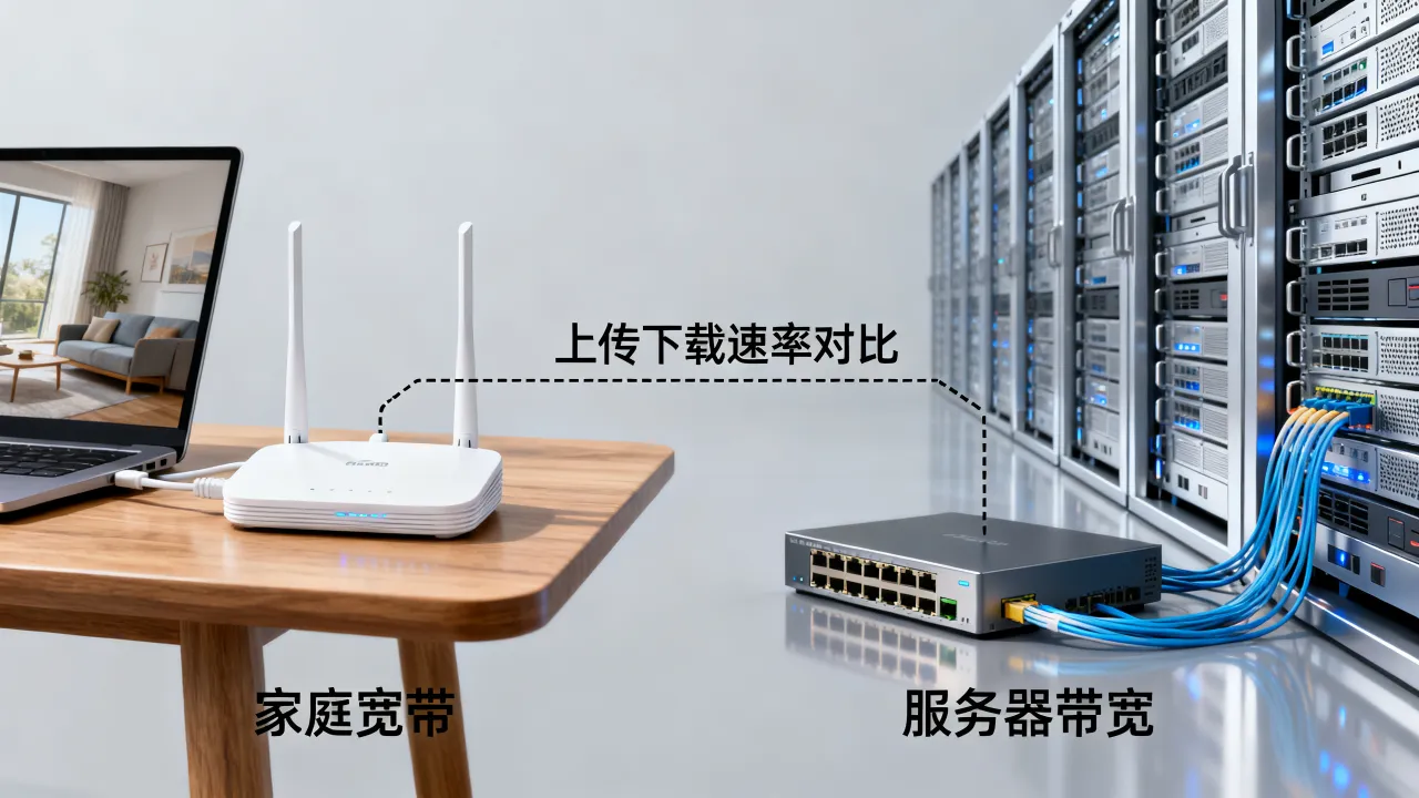 家庭宽带和服务器带宽有什么区别，服务器带宽怎么选
