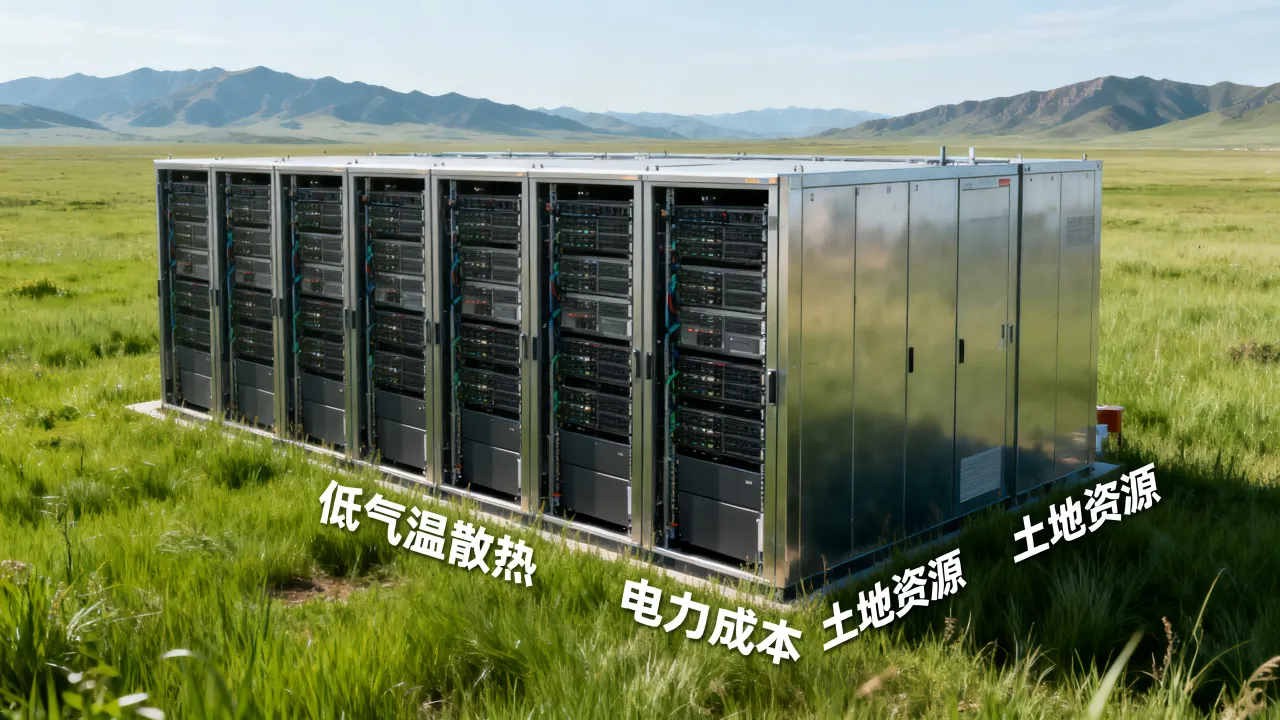 服务器为什么在内蒙，建在草原有什么优势