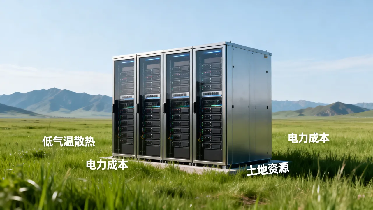 服务器为什么在内蒙，建在草原有什么优势