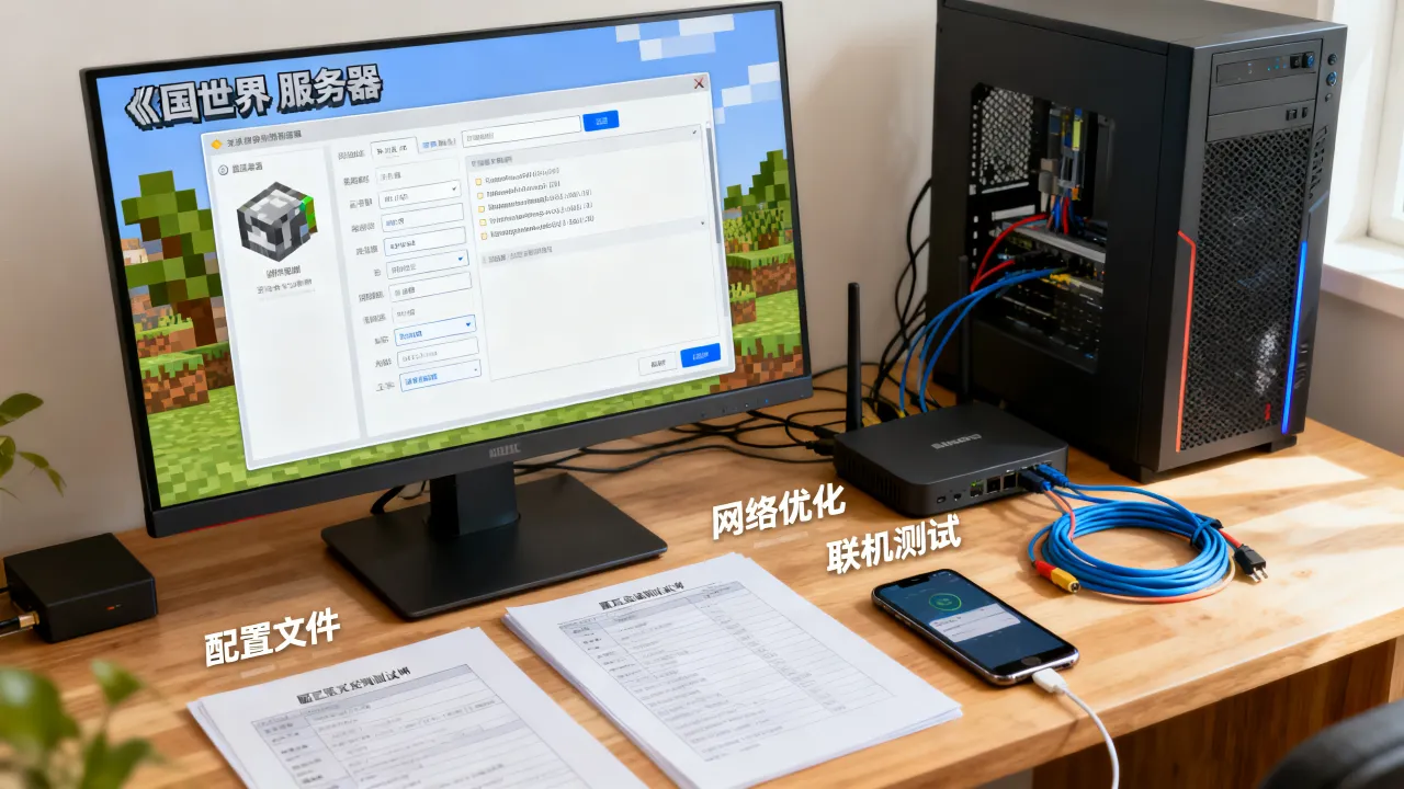 我的世界服务器怎么搭建不卡，开服联机优化教程