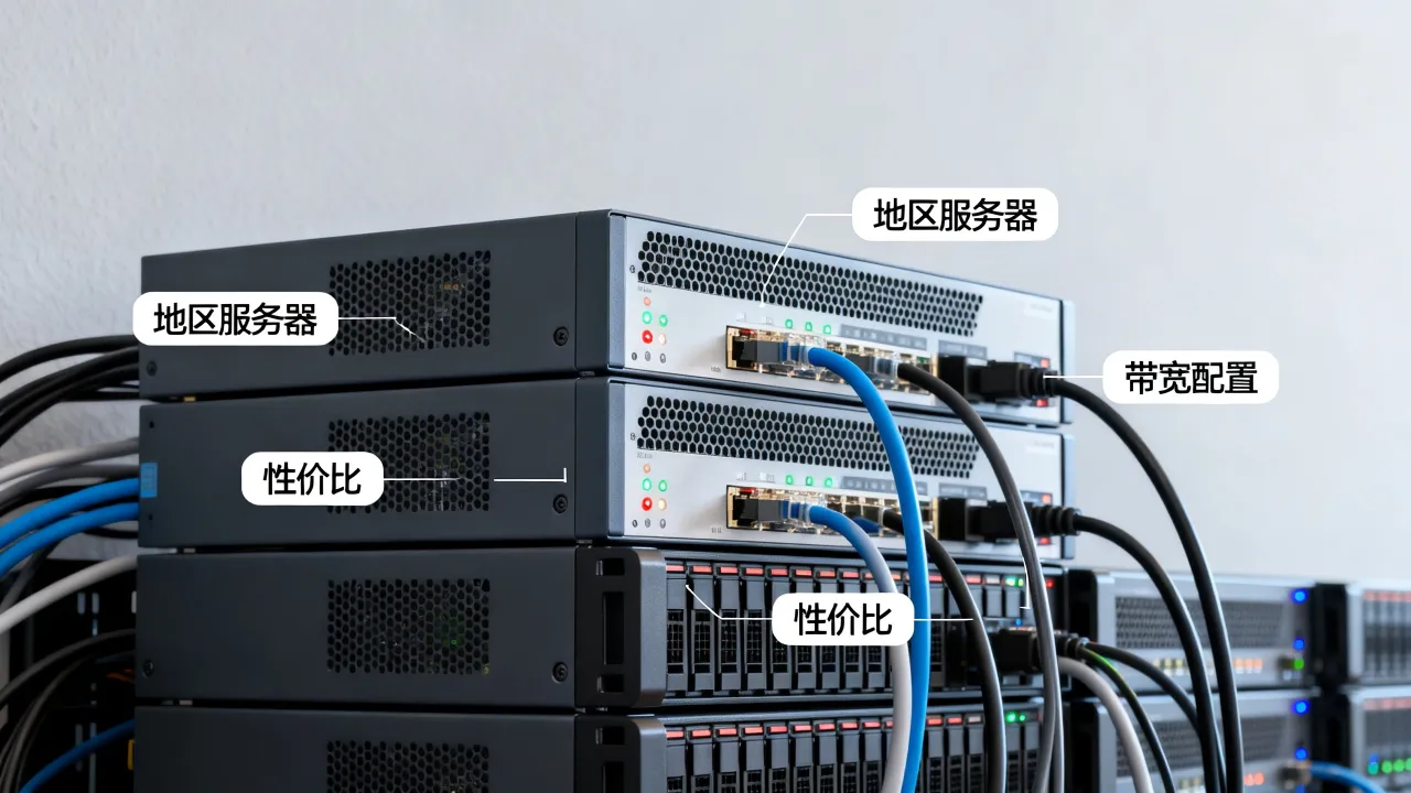 宽带地区服务器的选择要注意什么，怎么选划算？