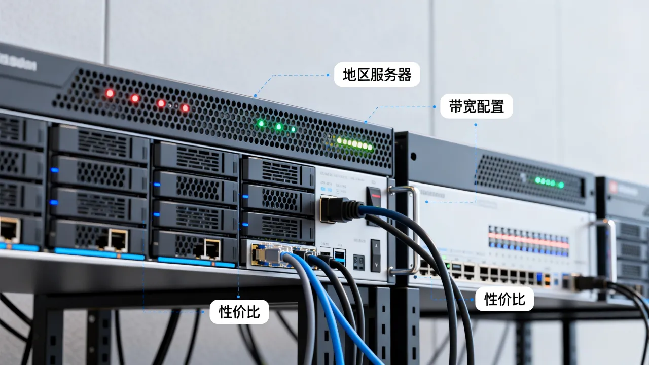 宽带地区服务器的选择要注意什么，怎么选划算？