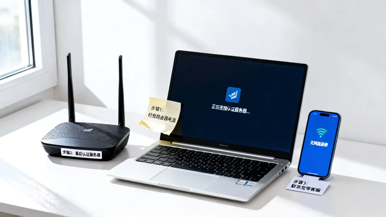 wifi宽带认证服务器无响应怎么办，认证服务器无响应怎么解决