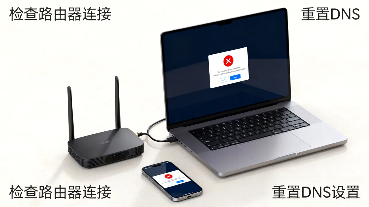 宽带DNS服务器未响应是什么意思，DNS服务器未响应怎么解决