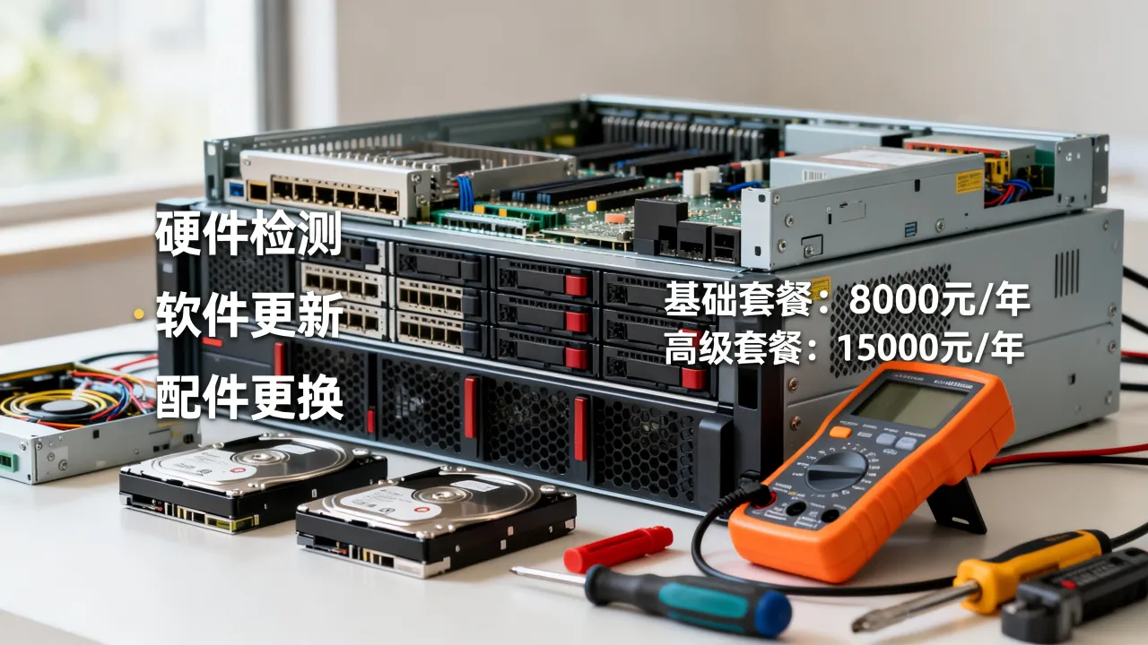 服务器维保及配件包括哪些内容，服务器维保多少钱一年？