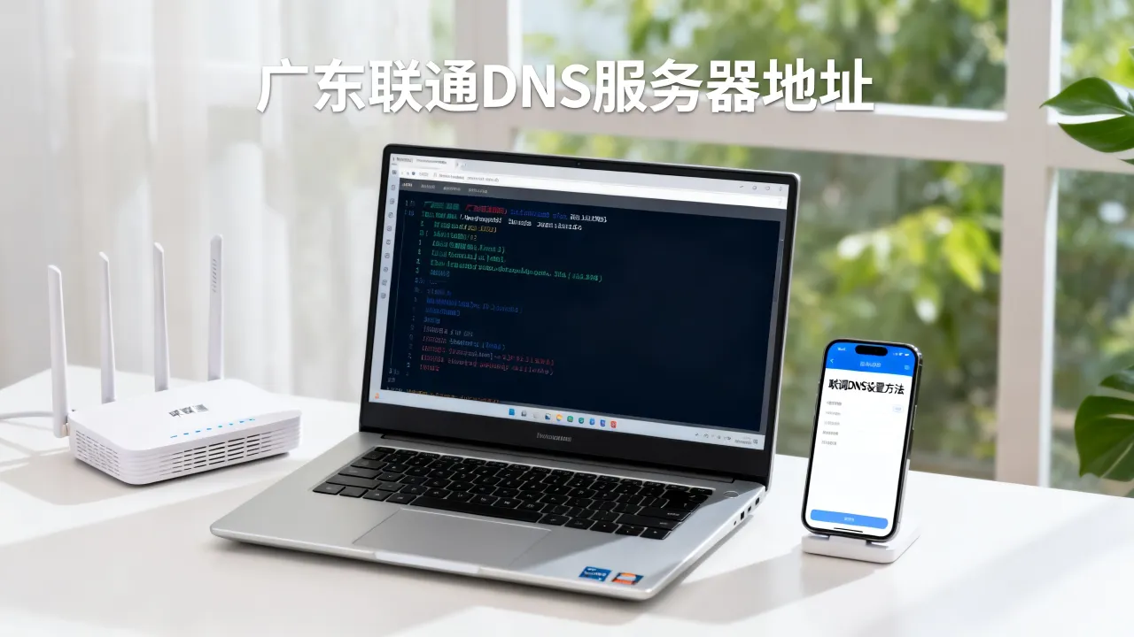 广东联通宽带DNS服务器地址是多少？联调DNS设置方法