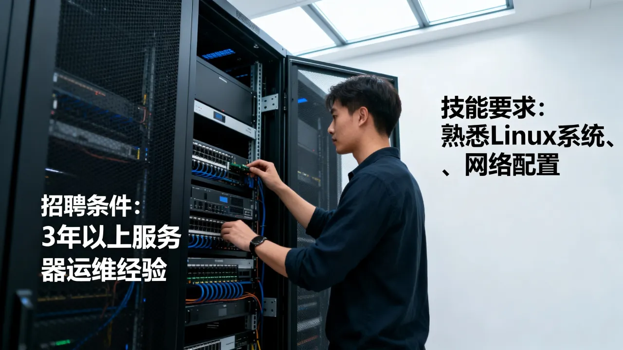 南京服务器运维招聘怎么做？需要什么条件？