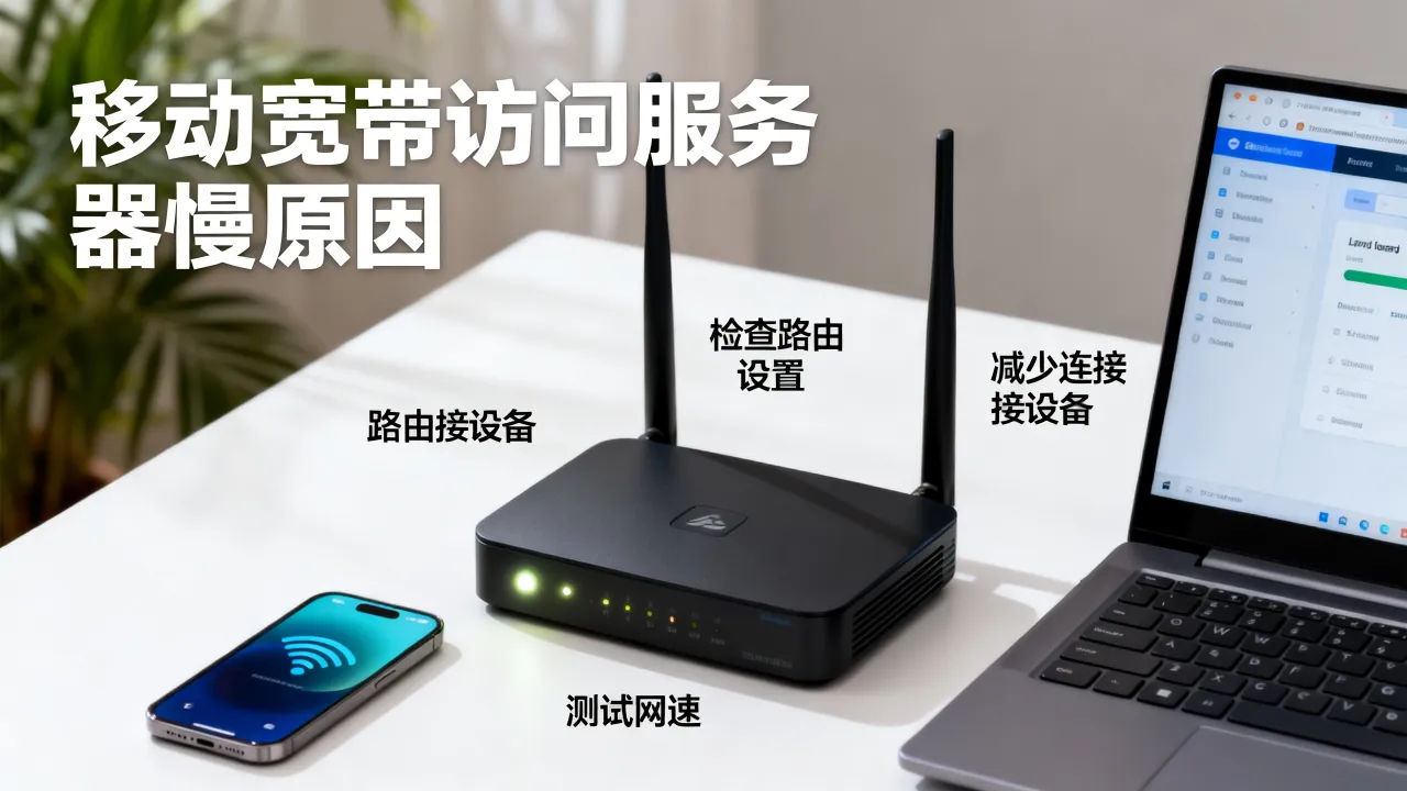 移动宽带访问服务器为什么这么慢？移动宽带网速慢怎么解决