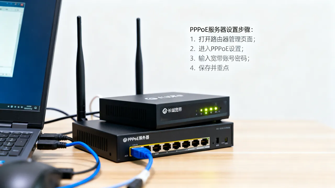 长城宽带PPPoE服务器怎么设置？PPPoE服务器地址是什么？